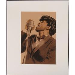 Clifford Faust Signed Little Richard Rock Art Print