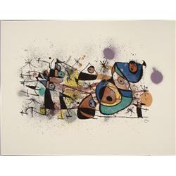 Joan Miro : Peintures Modern Art Print