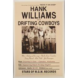 Hank Williams & His Drifting Cowboys 1947 Poster