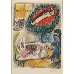 Marc Chagall: Reverie Art Print Ed. 2000