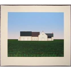 BARNS Ted Jeremenko LE Art Print Primitive Landscape