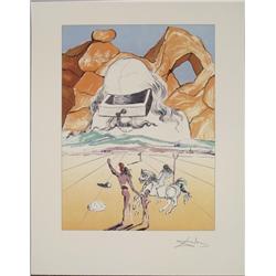 Salvador Dali : The Banker Surrealistic Art Print