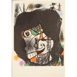 Joan Miro : Revolution I Abstract Art Print