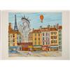 Image 1 : Dan Gandre Naif Naive Paris Scene STATUE OF LIBERTY Art