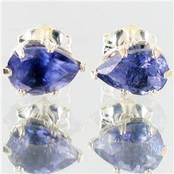 2.51ctw Iolite Sterling Earrings (JEW-2660)