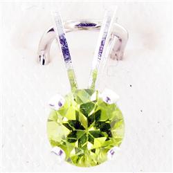 1.16ctw Peridot Sterling Pendant (JEW-2679)