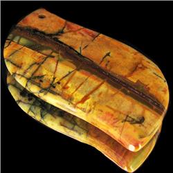 99.49ct Rare Moss Agate Cabochon (GEM-33187)