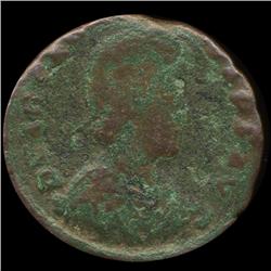 300AD Roman Bronze Coin Higher Grade (COI-9078)