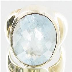 75.74ctw Aquamarine Sterling Ring (JEW-2793)