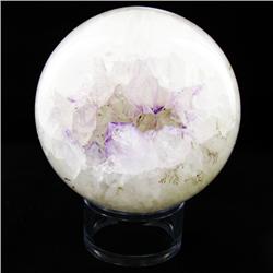 3280ct Crystal Agate Amethyst Sphere (MIN-000083)