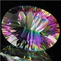 14ct Mystic Quartz Round Cut (GMR-1087)