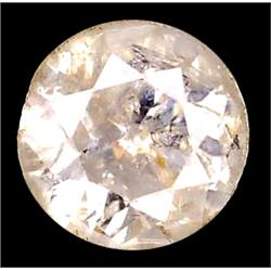 0.10ct Round Cut Unheated White Diamond (GEM-10037)