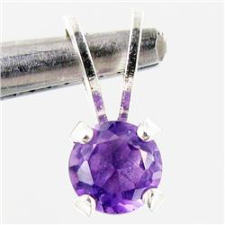 1.02ctw Amethyst Sterling Pendant (JEW-2682)