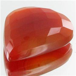 34ct Natural Faceted Carnalian (GEM-29612)