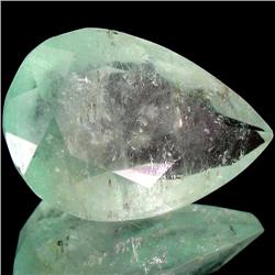 21.42ct Golden Green Columbian Emerald Appraised $66k (GEM-29381)