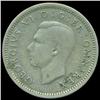 Image 1 : 1944 Britian 3p Silver VF Scarce (COI-8811)