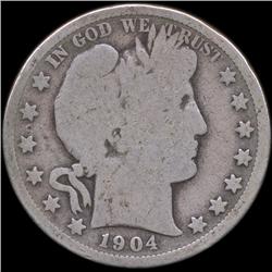 1904 Barber 50c Better Circulated (COI-8778)