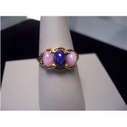 RARE Star Sapphire Ring, 14K Gold