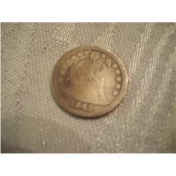 1845 Seated Liberty Silver Dime