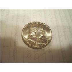 1950 Silver Franklin Half Dollar