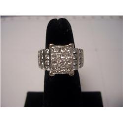 1.75 Carat W/ 6 Princess Cut Center Stones