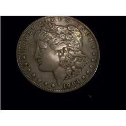 BETTER DATE 1904-S Silver Morgan Dollar