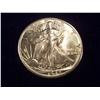 Image 1 : 1942 BRILLIANT UNCIRCULATED SILVER WALKING LIBERTY HALF DOLLAR