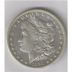 RARE DATE 1892-S EF MORGAN SILVER DOLLAR