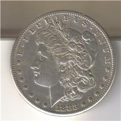 RARE DATE 1883-S AU-53 MORGAN SILVER DOLLAR