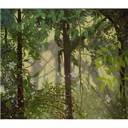 Anne Boysen, Sunny Mist, Signed Oil on Canvas