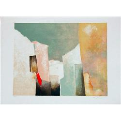 Claude Gaveau, Open Window, Signed Lithograph