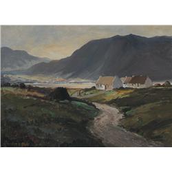 Rowland Hill ARUA (1915-1979) EVENING NEAR GLENTIES, COUNTY DONEGAL