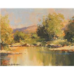 George K. Gillespie RUA (1924-1995) REFLECTIONS, LOUGH INAGH
