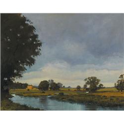 Padraig Lynch (b.1936) THE BLACKWATER AT KELLS, 1990
