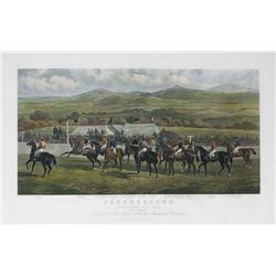 After John Sturgess (fl.1864-1903) PUNCHESTOWN RACE. CONYNGHAM CUP. THE START. **see note**