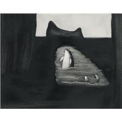 Maria Simonds-Gooding ARHA (b.1939) THE DOLPHIN AND THE OTTERS IN PRAISE