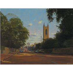 Padraig Lynch (b.1936) THE VILLAGE OF SLANE, 1991