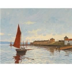 Padraig Lynch (b.1936) HOOKERS AT KILRONAN, 1988