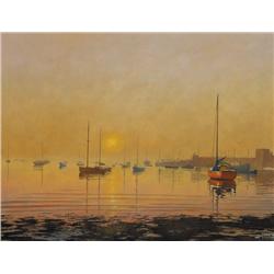 Padraig Lynch (b.1936) SKERRIES AT EVENING, 1990