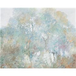 Leo Toye (b.1940) TREES IN A LANDSCAPE, 2004