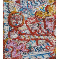 Michael Cullen RHA (b.1946) PORTRAIT OF THE ARTIST