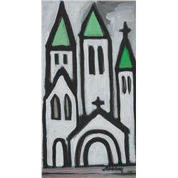 Markey Robinson (1918-1999) CHURCH BUILDINGS I AND II (A PAIR)