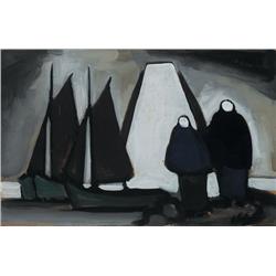 Markey Robinson (1918-1999) SHAWLIES AND BOATS