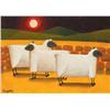 Image 1 : Graham Knuttel (b.1954) SUNSET SHEEP