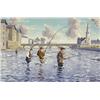 Image 1 : Ivan Sutton (b.1944) DOUBLE-HANDED ON THE MOY, THE RIDGE POOL, BALLINA