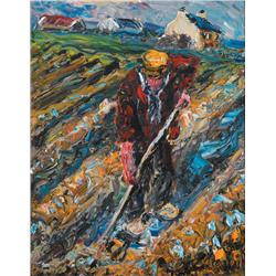 Liam O'Neill (b.1954) THE POTATO FIELD