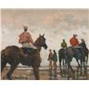 Image 1 : Desmond Hickey (1937-2007) RACE HORSES, LAYTOWN, 1993