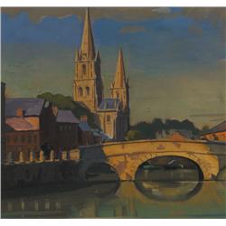 Sean O'Sullivan RHA (1906-1964) SAINT FINBARR'S CATHEDRAL, CORK, 1960