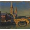 Image 1 : Sean O'Sullivan RHA (1906-1964) SAINT FINBARR'S CATHEDRAL, CORK, 1960