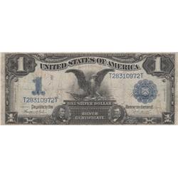 $1 BLACK EAGLE SILVER CERTIFICATE 1899 DATE RIGHT